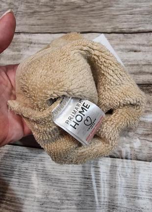 Полотенце-рукавица, хлопковые полотенца, набор 2шт