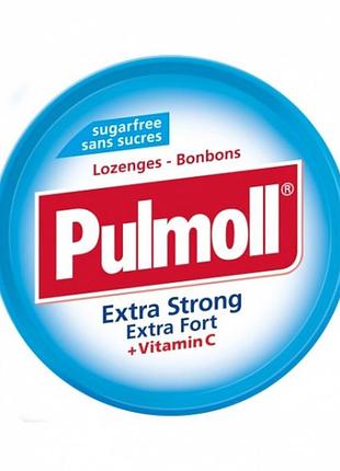 Льодяники pulmoll extra strong без цукру 45 гр.