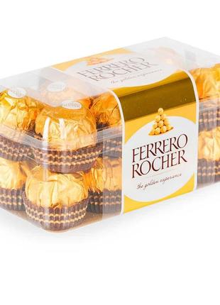 Цукерки вафельні ferrero rocher хрусткі 200г