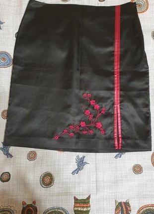 Спідниця чорна пряма класика h&m