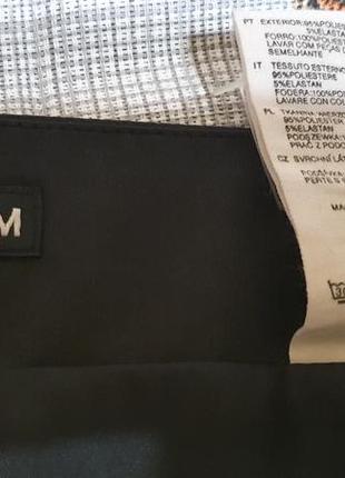 Юбка черная прямая классика h&m3 фото