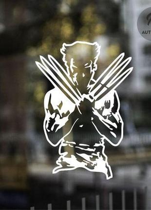 Наклейка на авто oracal росомаха 20х14 см