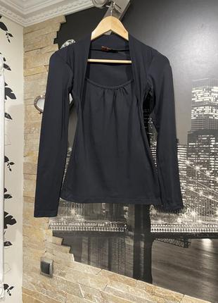 Жіноча кофтинка лонг чорний польща