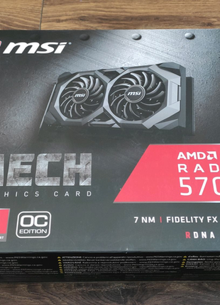 Коробка від radeon rx 5700xt mech os