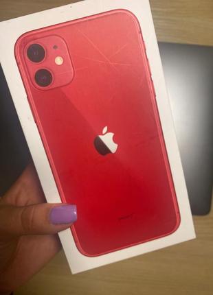 Iphone 11 (red) / 64gb / 88% / 9 з 10 / коробка / --- 0088