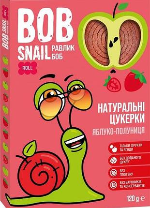 Цукерки равлик боб ябл.-полуниця 100г