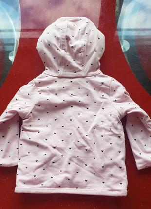 Napppies нідерланди куртка кофта двостороння новонародженій дівчинці 0-3м 50-56-62 см нова2 фото
