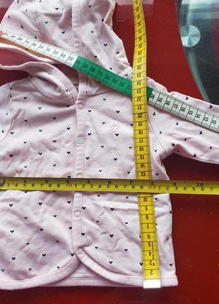 Napppies нідерланди куртка кофта двостороння новонародженій дівчинці 0-3м 50-56-62 см нова9 фото