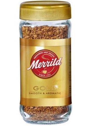 Кава lavazza merrild gold 200г розчинна (скло)