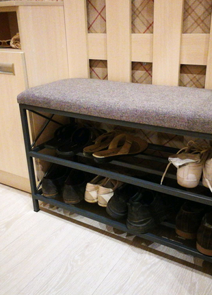 Меблі для передпокою, банкетка, обувница етажерка вішалка для од2 фото