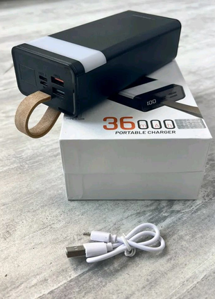 Power bank повербанк
sprange 36000mah 
зовнішній акумулятор