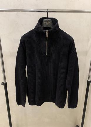 Кофта свитер на замок g-star raw черная джемпер свитшот1 фото