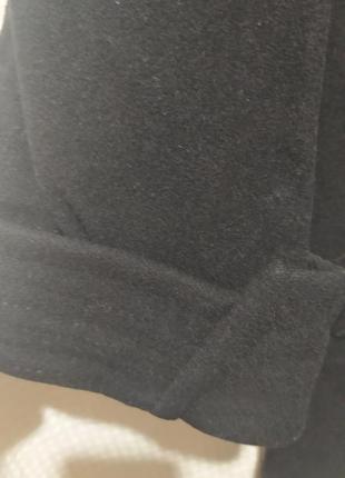 Хп1. кашемірове вовняне чорне приталенне жіноче пальто вовна кашемір італійське5 фото