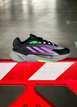 Adidas ozelia "black/purple"5 фото