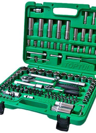 Набір інструменту 1/4" і 1/2" 108 одиниць (6-ти гранний) toptul