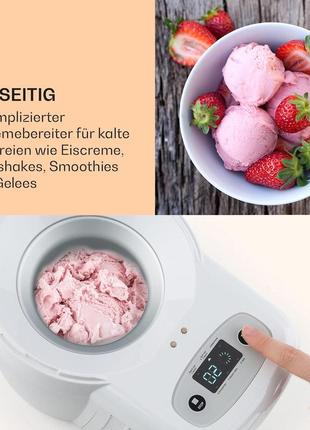 Мороженица аппарат для приготовления мороженого klarstein snowflakes2 фото