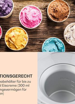 Мороженица аппарат для приготовления мороженого klarstein snowflakes3 фото