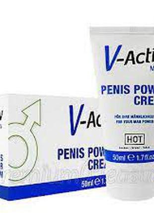 Збудливий крем для чоловіків "v-activ penis power cream", 50 мл