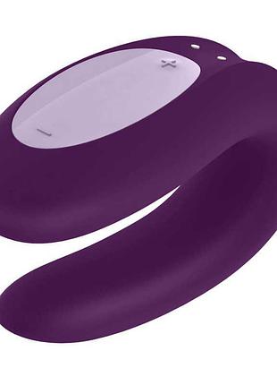 Смарт вібратор для пар satisfyer double joy violet
