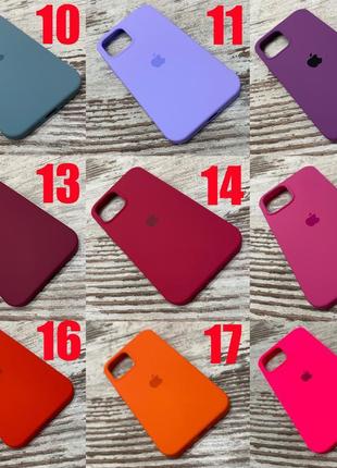 Iphone 12 12pro 12mini 12pro max чехлол silicon case, мікрофібра.3 фото