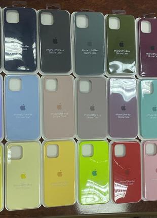 Iphone 12 pro чехол silicon case 12mini 12 12pro max6 фото