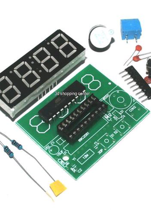 Електронні годинники diy комплект c51 4 біт під пайку!! конструкт