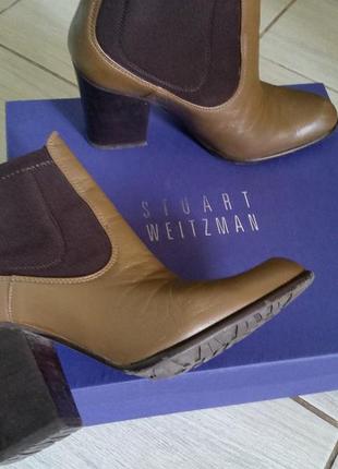 Ботинки кожаные stuart weitzman размер 38