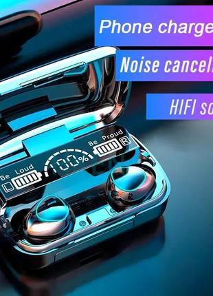 Нові бездротові bluetooth навушники f9-5 tws true wireless.3 фото