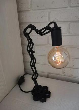 Лампа настільна в стилі лофт2 фото