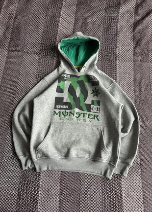 Dc x monster baggy fit худі кофта унісекс оригінал б у