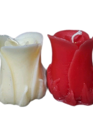 Свічка декоративна бутон троянди