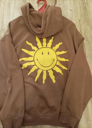 Зип худи h&m x smiley2 фото