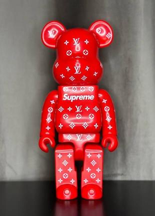 Колекційна іграшка bearbrick supreme 28см (игрушка на подарок)