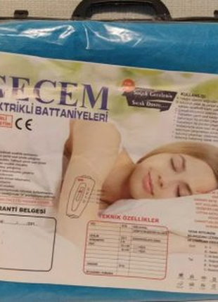 Електропростирадло турецького виробника “gecem” 115x155cm з підіг3 фото