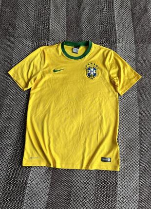 Nike x brasil football jersey футболка спортивна оригінал б у