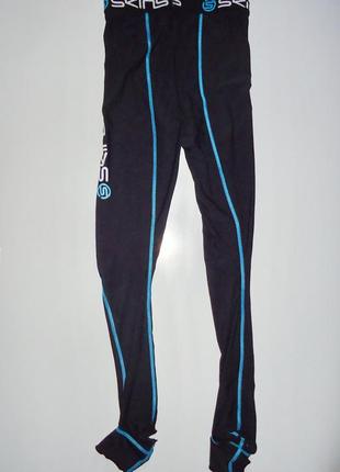 Штаны брюки спортивные восстанавливающие тайтсы skins compression (m)2 фото