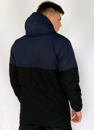 Демісезонна куртка waterproof intruder (синій, чорний)4 фото