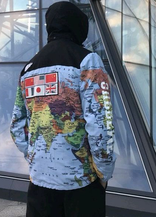 Куртка tnf x supreme "map"