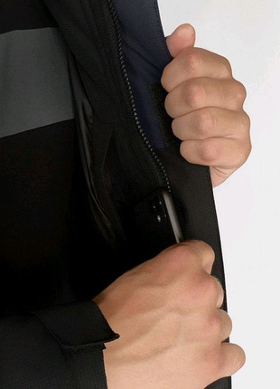 Демісезонна куртка waterproof intruder (синій, чорний)8 фото