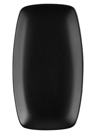 Блюдо прямоугольное ardesto molize black ar-2925-mb 14х25 см