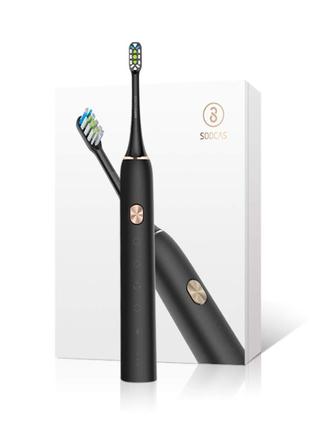 Зубна електрощітка xiaomi soocas x3 чорна sonic electric toothbr4 фото