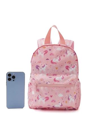 Рожевий рюкзак для дівчини4 фото