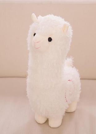 Плюшевая игрушка альпака  25 см. мягкая игрушка альпака