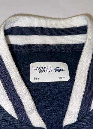 Зипка, бомбер, олимпийка lacoste sport zip through sweat jacket in navy6 фото