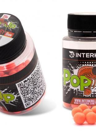 Бойли pop-up interkrill krill-strawberry 8мм 20г