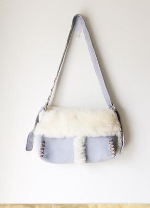 Сумка замш шерсть emu australia
