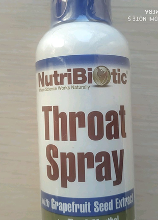 Спрей от боли в горле nutribiotic, 118 мл, сша, айхерб iherb.від болі в горлі спрей.