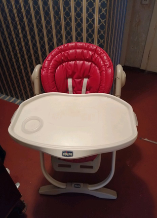 Продам стілець для годування chicco1 фото