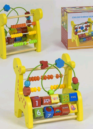 Деревянная игра funtoys ксилофон жирафик с 35858