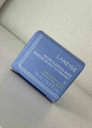 Увлажняющая ночная маска для лица laneige water sleeping shirt mask (мини)